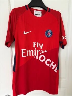 Nike x Koché Women's Red small Paris Saint-Germain Soccer Jersey very stylish